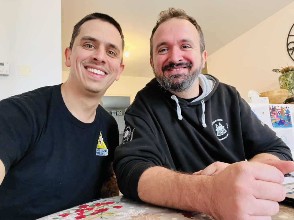 Entrain d'écrire cet article avec Guillaume Pelligrino Dare-dard frelon 13